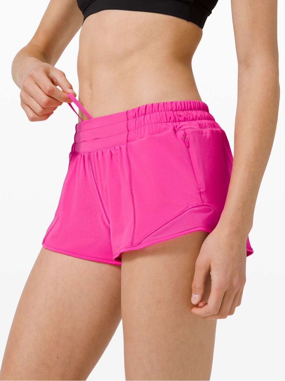 Lululemon Hotty Hot Low-Rise Short 2.5” Sonic Pink